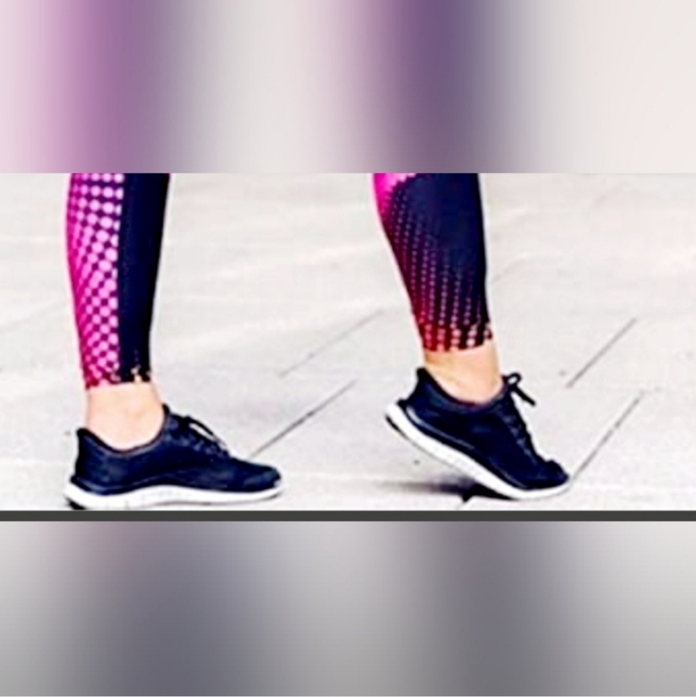 Vionic Women's Taylor Genuine Suede Leather Sneakers Dark Blue US 8.5 - Picture 2 of 13